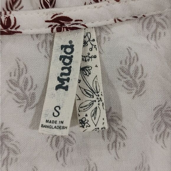 Mudd Boho Chic Peasant Blouse Small - Picture 5 of 6